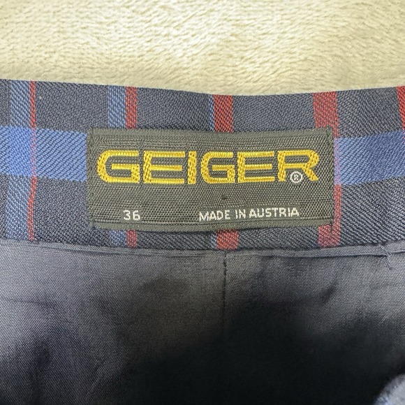 Pendleton & Geiger Womens Wool Plaid Skirt Lot Size 6 Vintage USA /Austria 24x32 - Picture 13 of 16